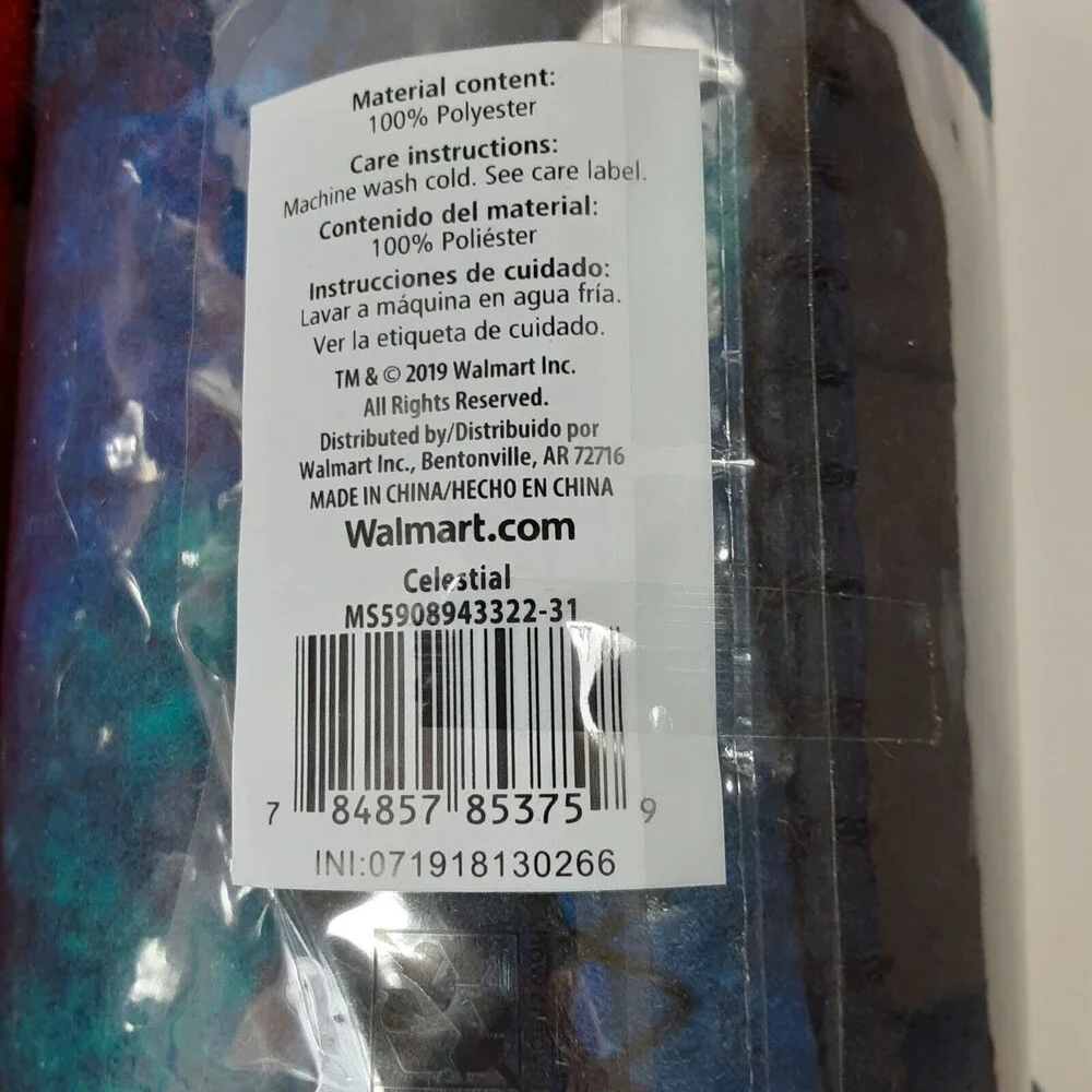 New Mainstays Fleece Throw Blankets - Lot of 4 - 50" x 60" - See Description - Picture 11 of 11